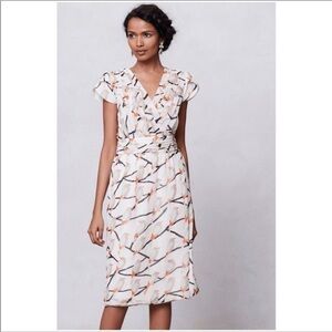 Erin Fetherston Dress size 2, Patterned Midi Dress